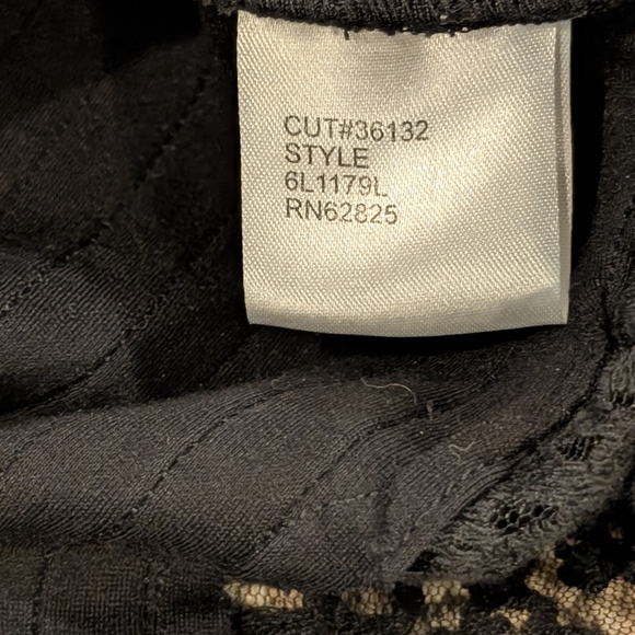 Tadashi Shoji Designer Black Cut-out Lace Mermaid Evening Gown Dress Women's LG - Picture 9 of 14